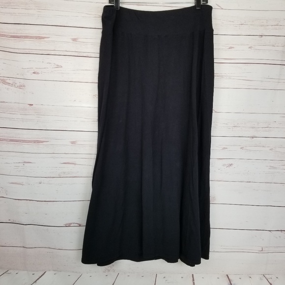 Lane Bryant Women's 14/16 Black Maxi Skirt - Picture 3 of 6